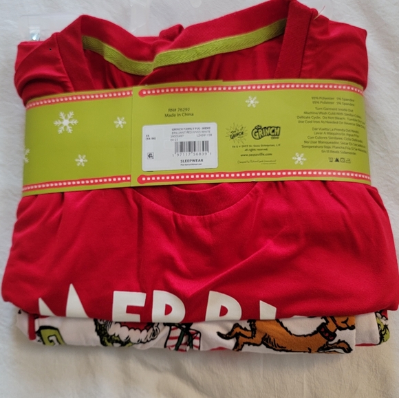 The Grinch Pajama Set for Men Size 3X - Picture 2 of 3